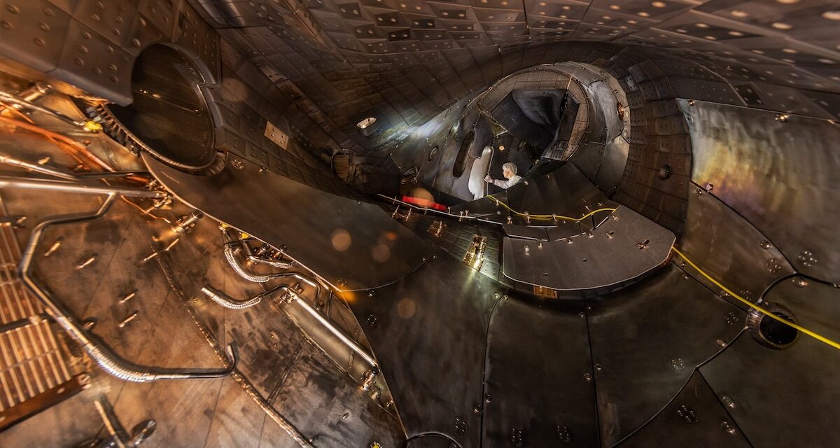 Squeeze inside a fusion reactor with a Nat Geo photographer
