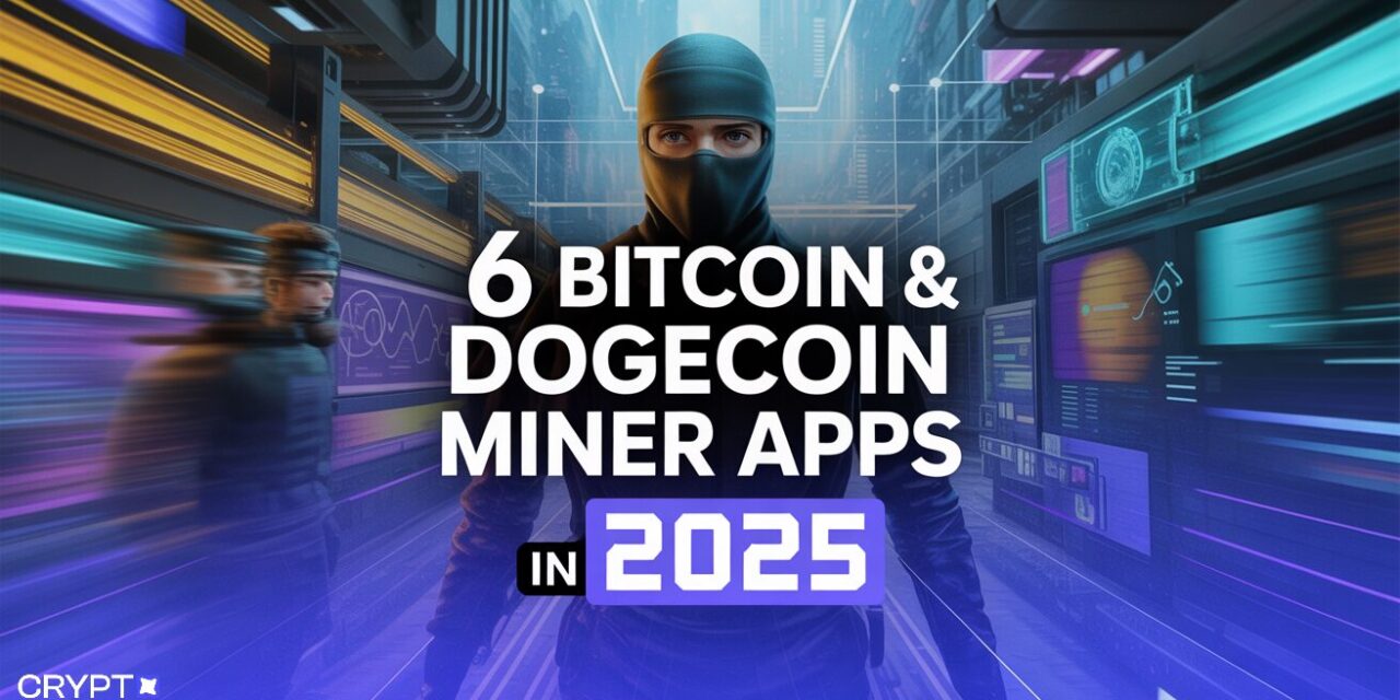 How to Earn Crypto Without Investment: 6 Bitcoin & Dogecoin Miner Apps in 2025