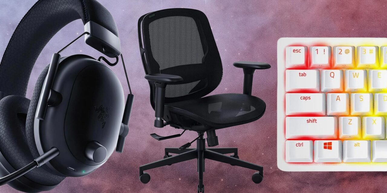 Amazon is blowing out Razer gaming gear including keyboards, mice, headsets, and chairs