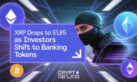 XRP Falls to $1.85 as Market Risk-Off Drives Interest in Banking Tokens
