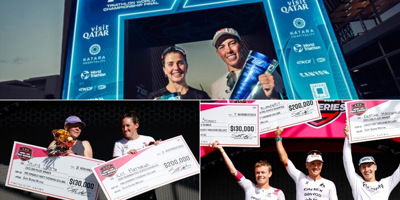 IRONMAN Pro Series versus T100 Triathlon World Tour – who came out on top in 2025?