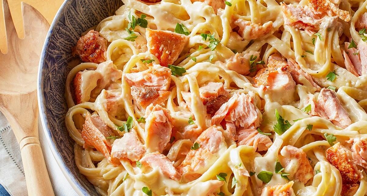 Salmon Alfredo