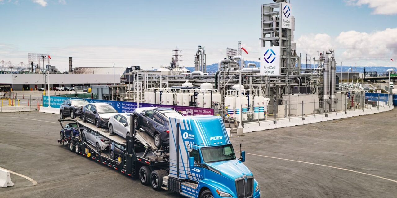 Toyota is drag racing hydrogen-powered trucks in the Arizona desert