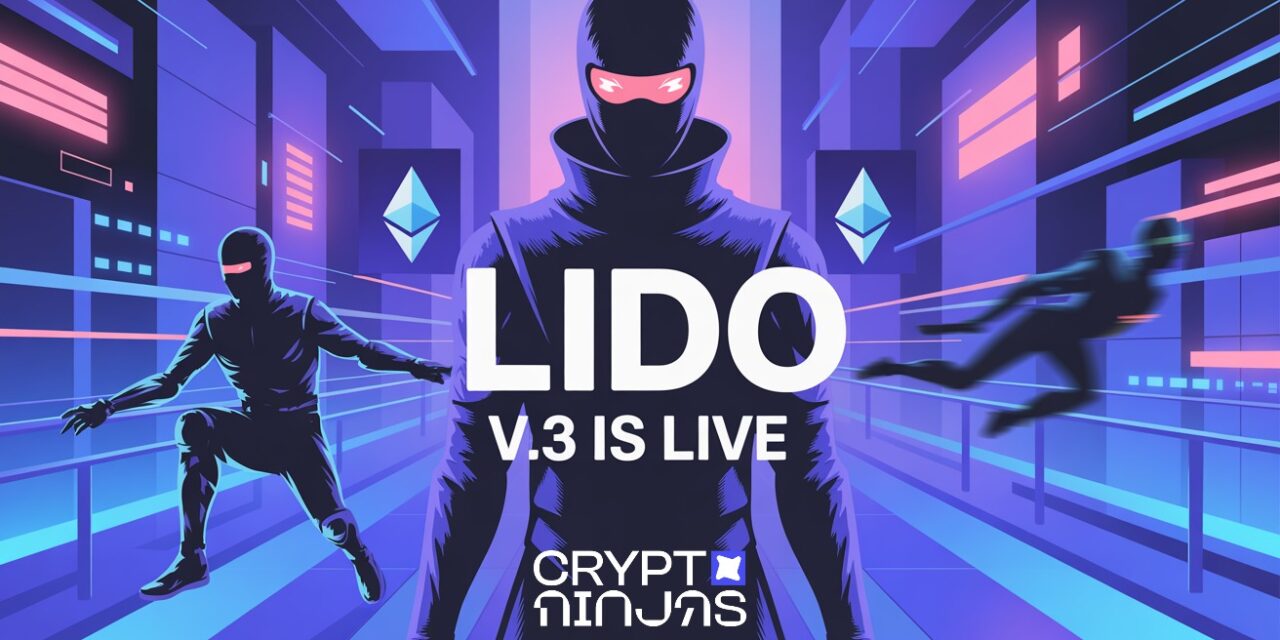 Lido V3 Goes Live on Ethereum, Unlocking Modular stVaults and Custom Staking at Scale