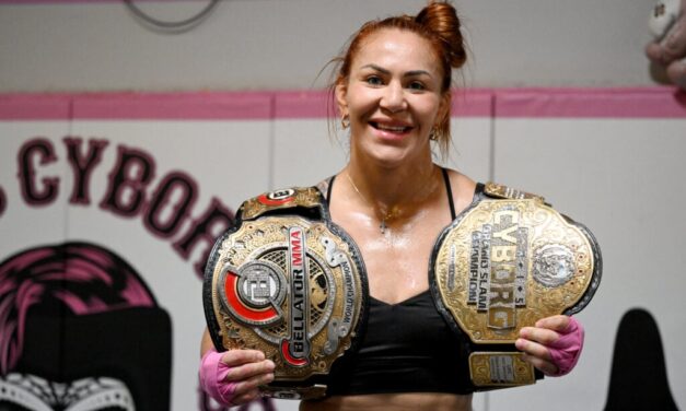 UFC legend Cris Cyborg can become the first fighter to simultaneously hold MMA and boxing titles