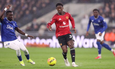 Picture: Kobbie Mainoo aims dig at Everton’s dark arts with cheeky social media post
