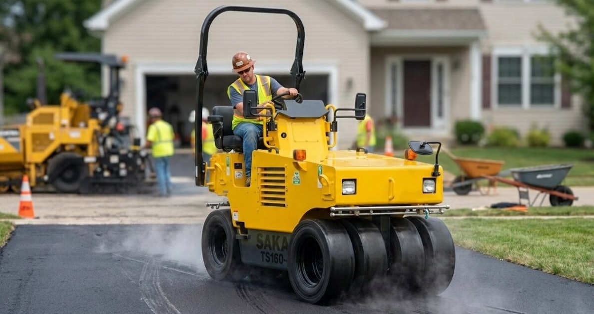 Sakai America Intros “Back-to-Basics” TS160-4 Pneumatic Tire Roller