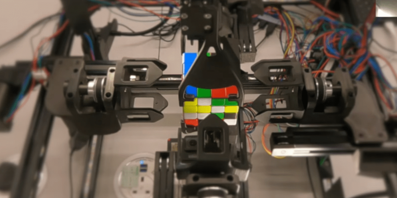 Brothers build a robot to solve Rubik’s cubes in record-setting time