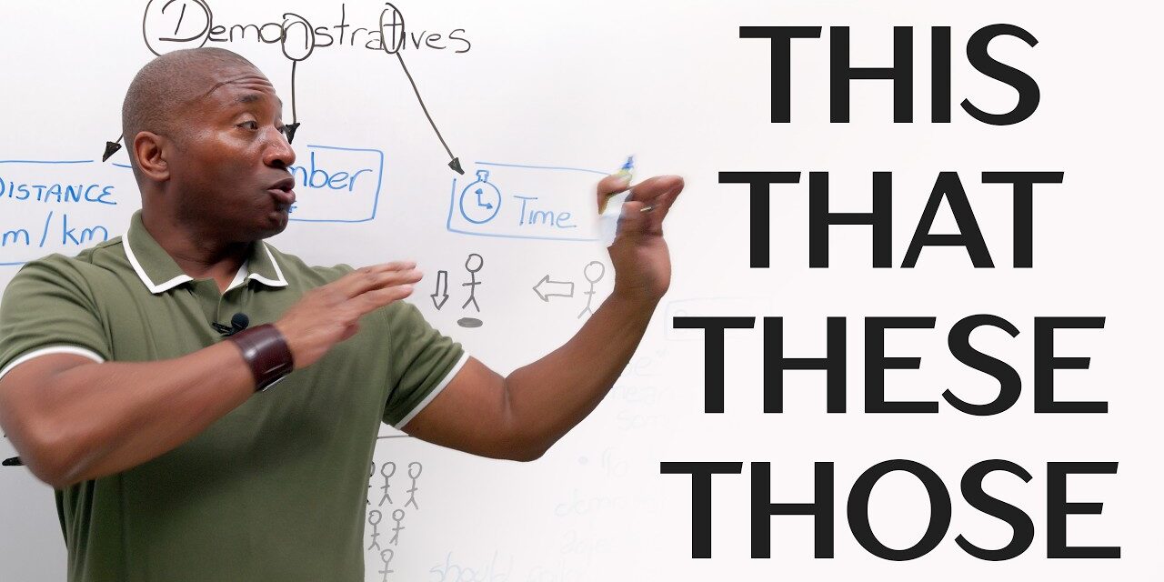 English for Beginners: THIS, THAT, THESE, THOSE