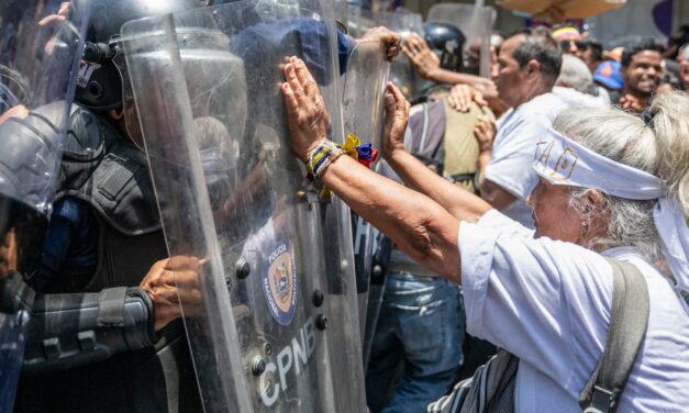 Police in Venezuela block protesters calling for higher wages, pensions