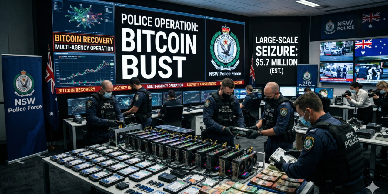 NSW Police Pull Off One of Australia’s Largest Bitcoin Busts in History 