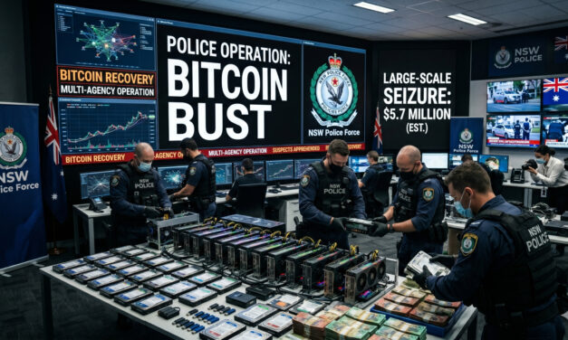 NSW Police Pull Off One of Australia’s Largest Bitcoin Busts in History 