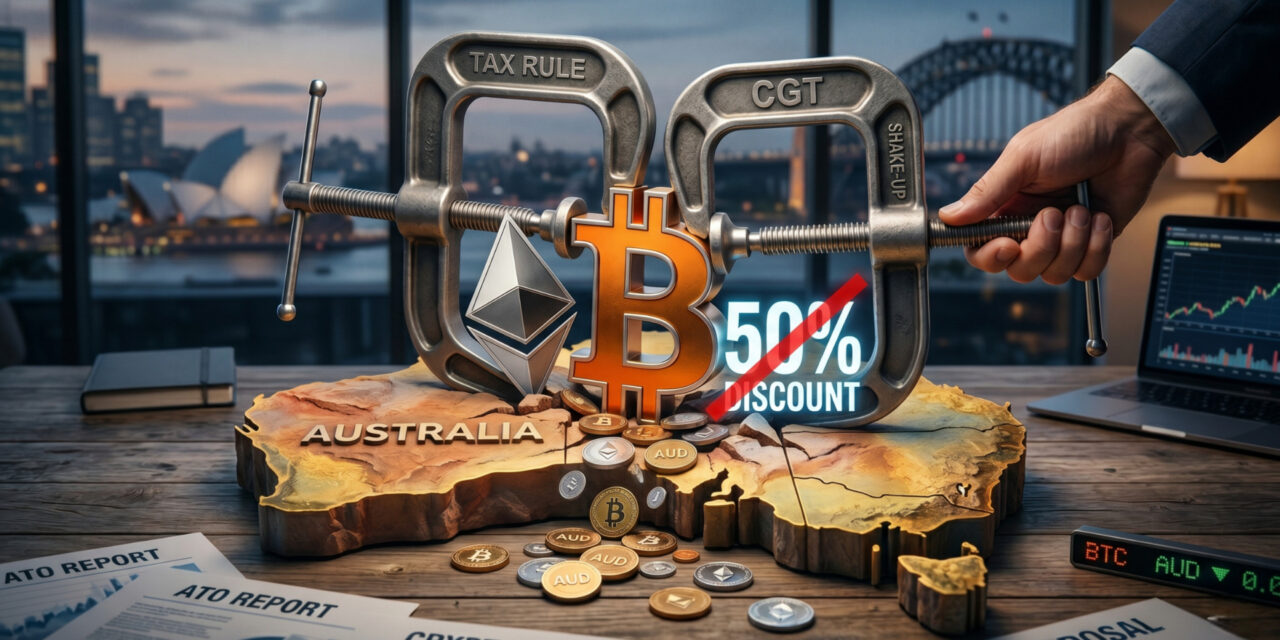 Australia Eyes Crypto Tax Shake-Up as CGT Discount Changes Loom