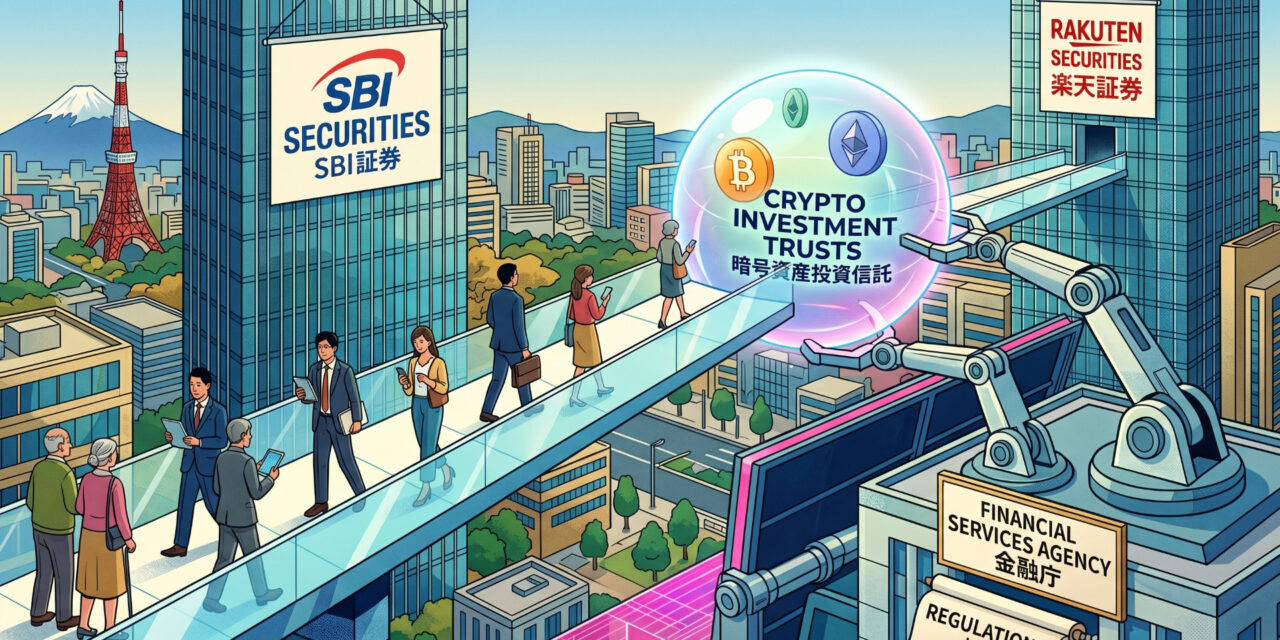 Japan Brokerages Build Crypto Funds as 2028 Reform Nears