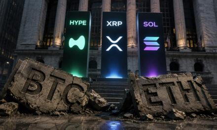 Bitcoin and Ethereum ETF outflows expose rotation into HYPE, XRP and Solana
