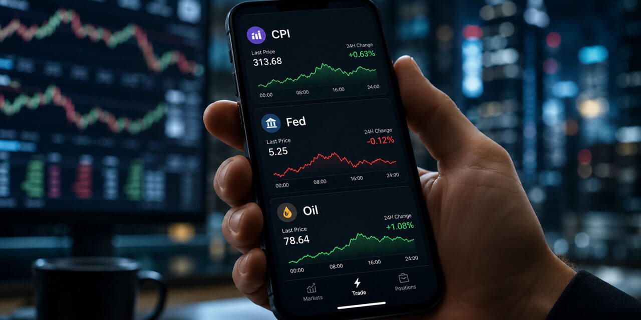What happens when crypto traders can bet on CPI, Fed cuts, and oil 24/7?