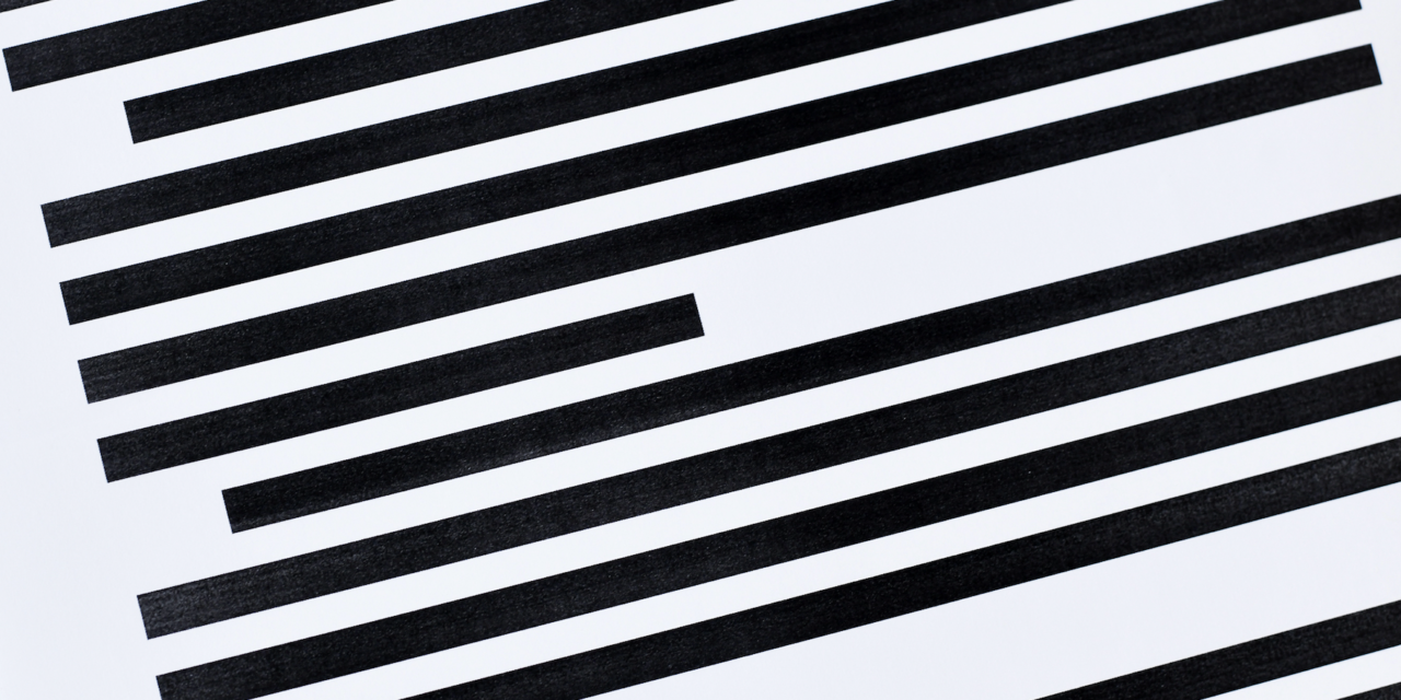 Publisher’s Platform: Redactions and the move towards radical transparency