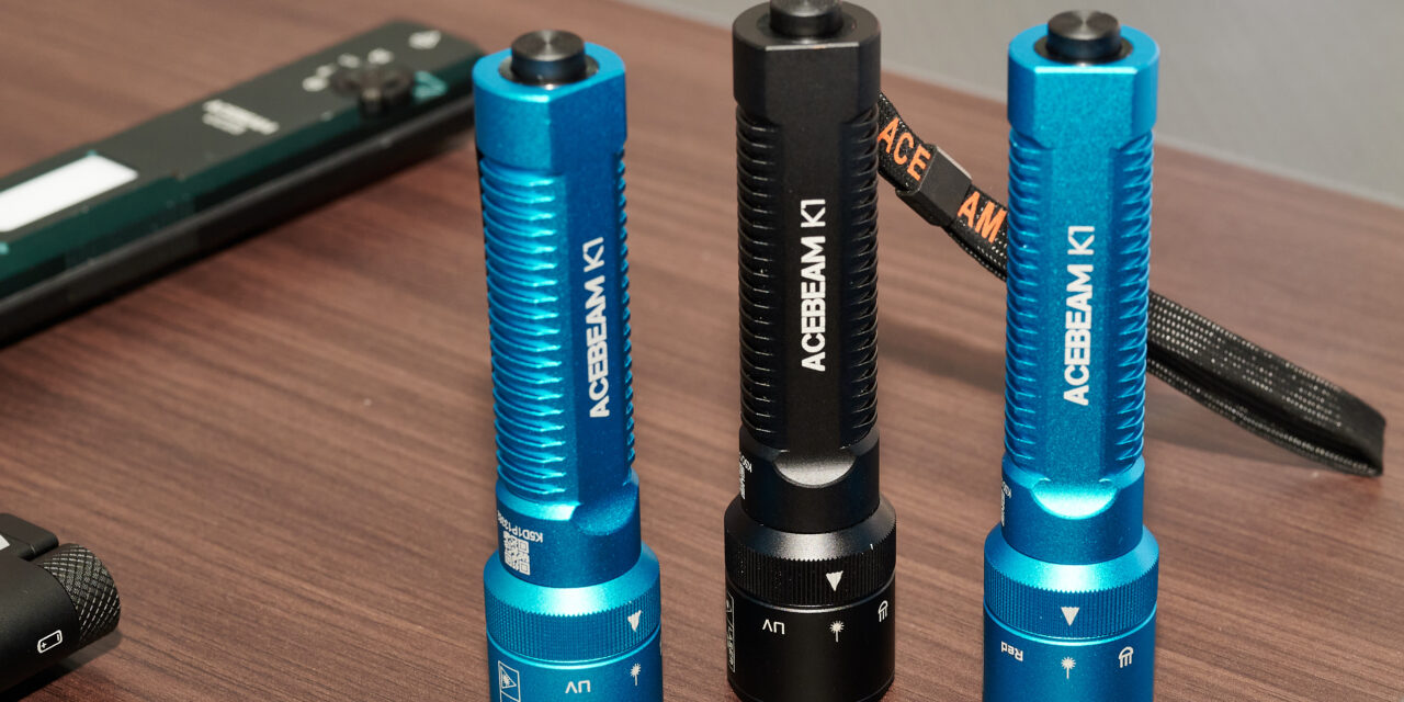 Acebeam K1 hands-on: EDC flashlight with red/white light comes with optional laser