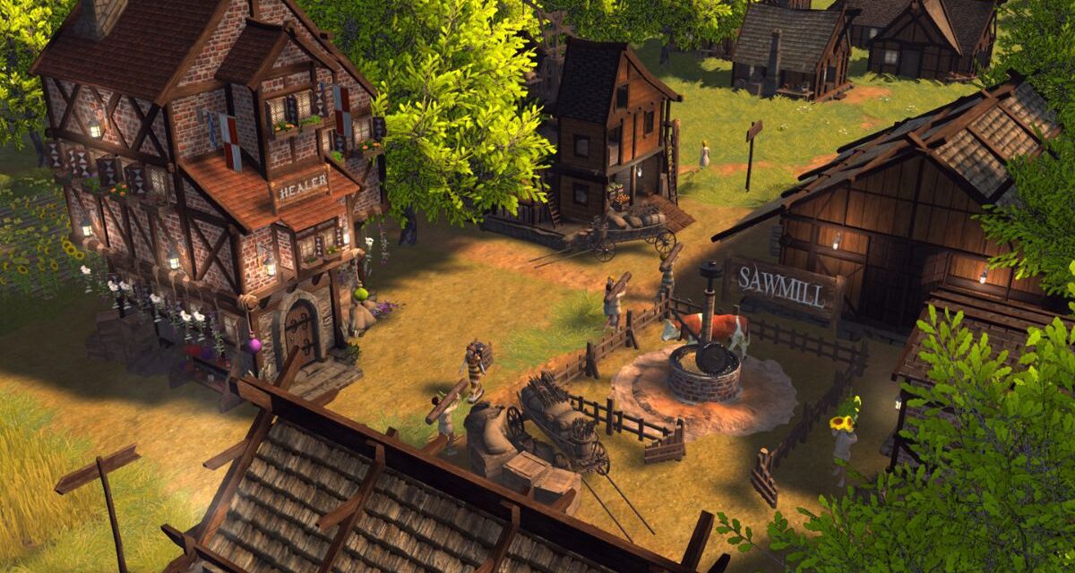 Rated positively by 72% of players, this medieval survival city builder is 80% off on Steam