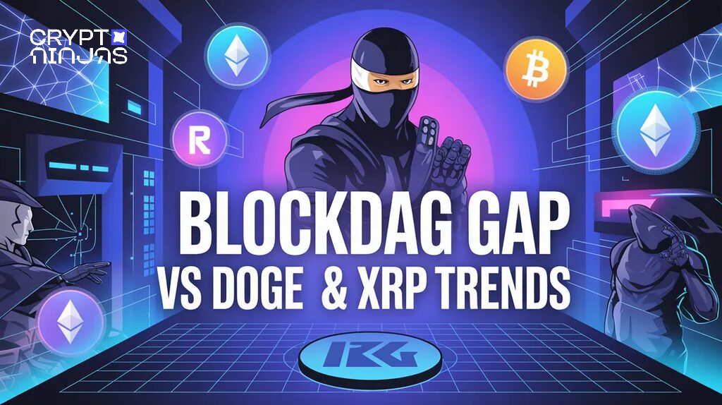 BlockDAG’s $0.00000044 to $0.05 Gap Draws Attention as DOGE Cycles and XRP Momentum Shift. 