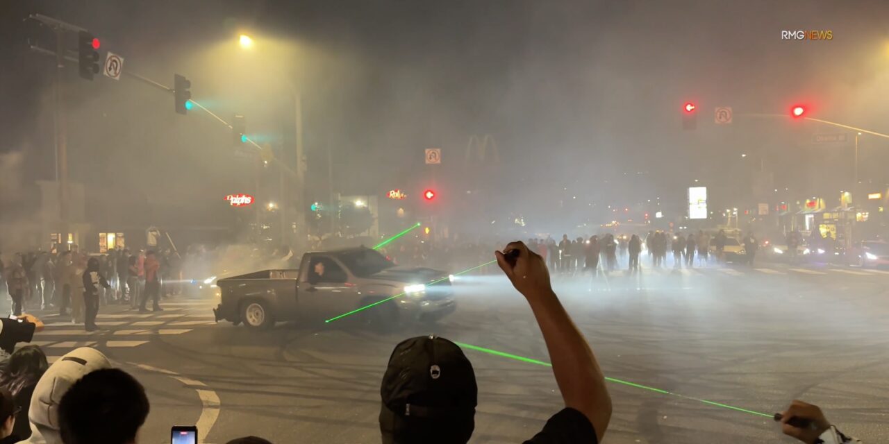 Astonishing move from LAPD as no arrests made following wild street takeover that crippled city’s emergency response