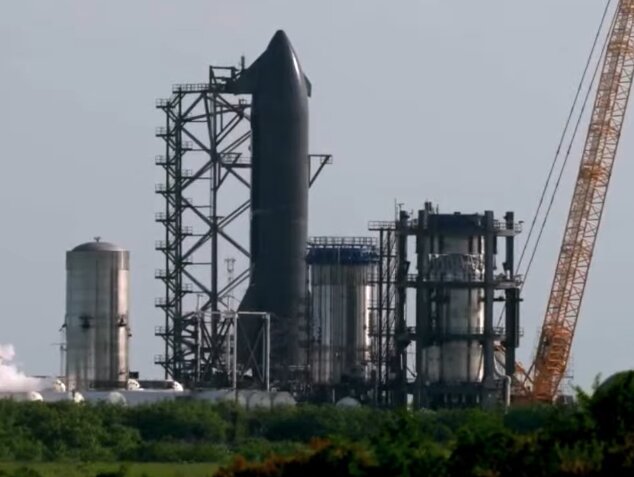 SpaceX StarShip 40 Progressing to a Static Fire