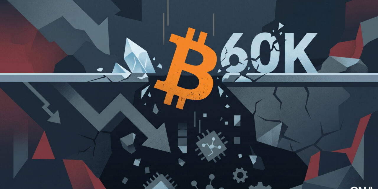 Bitcoin Falls Below $60K as Tech Selloff Deepens Crypto Bear Market