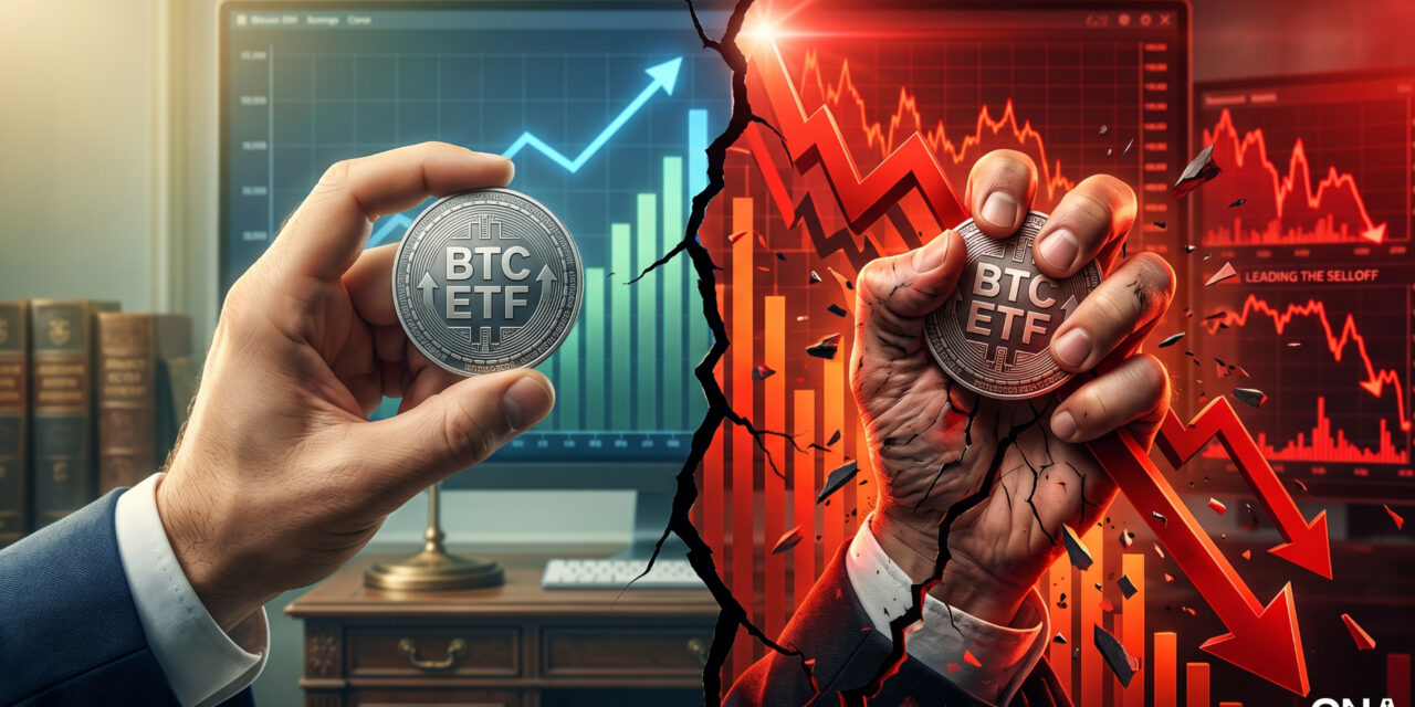 Bitcoin ETF Investors, Once the Market’s Steady Hand, Are Now Leading the Selloff