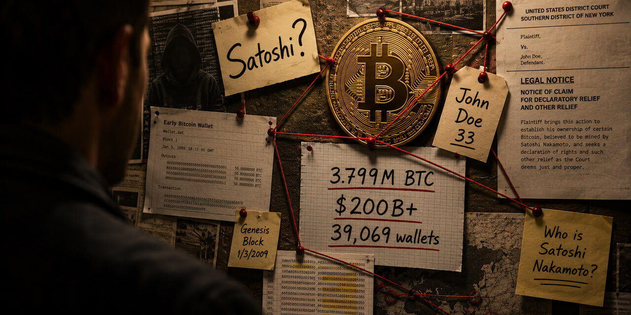Mystery owner challenges the $200B ‘lost’ Satoshi Bitcoin claim in New York court