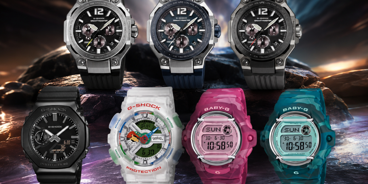 Casio set to release 5 new G-Shock and 2 Baby-G watches globally this July