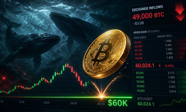 Bitcoin whales send 49,000 BTC to exchanges as $60K rebound shows signs of weakness