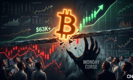 Bitcoin Squeezes Past $63K, But Traders Brace for “Monday Curse” to Strike Again