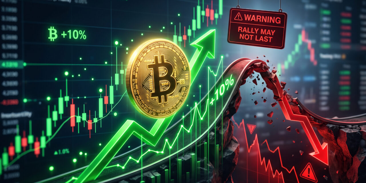 Bitcoin Climbs 10%, but Wintermute Warns the Rally May Not Last