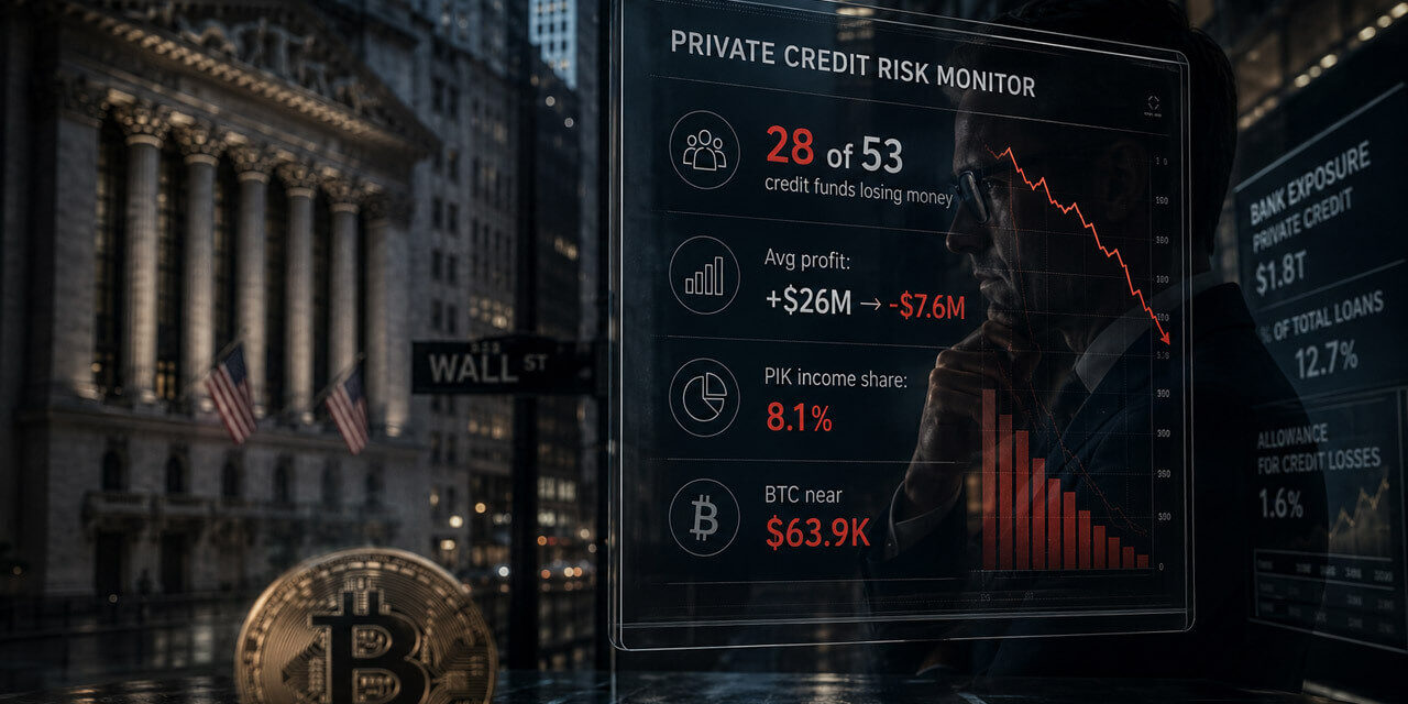 Wall Street says it isn’t systemic, but 28 of 53 credit funds are now losing money