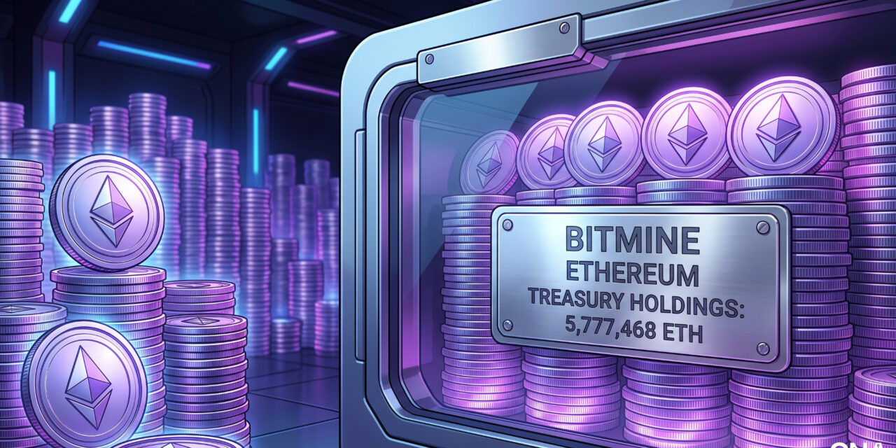 Bitmine Grows Ethereum Treasury to $10.8B While Buying Back 5.5M Shares