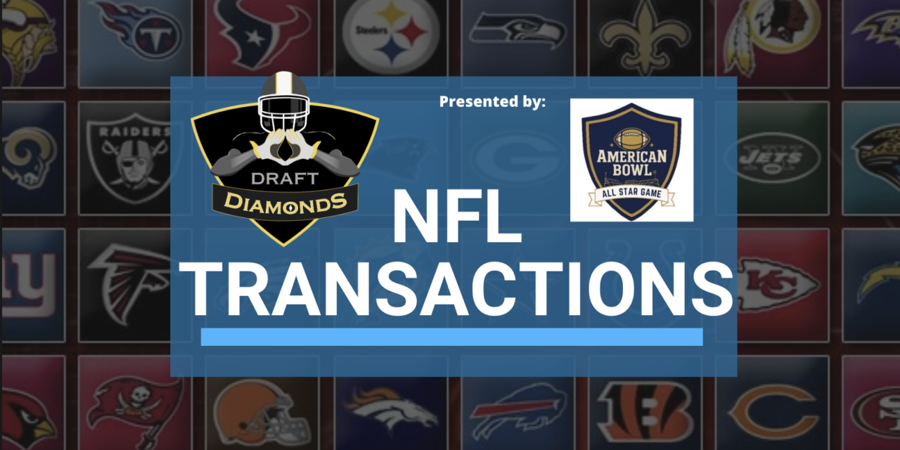 NFL Transactions for July 27th, 2026 | Presented by The American Bowl