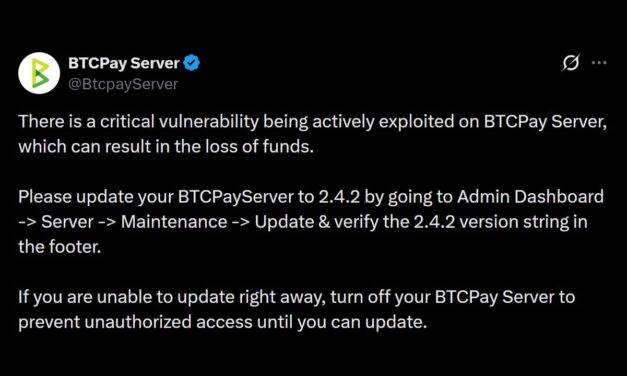 Bitcoin Lightning Nodes Hit as BTCPay Signals Emergency 2.4.2 Fix