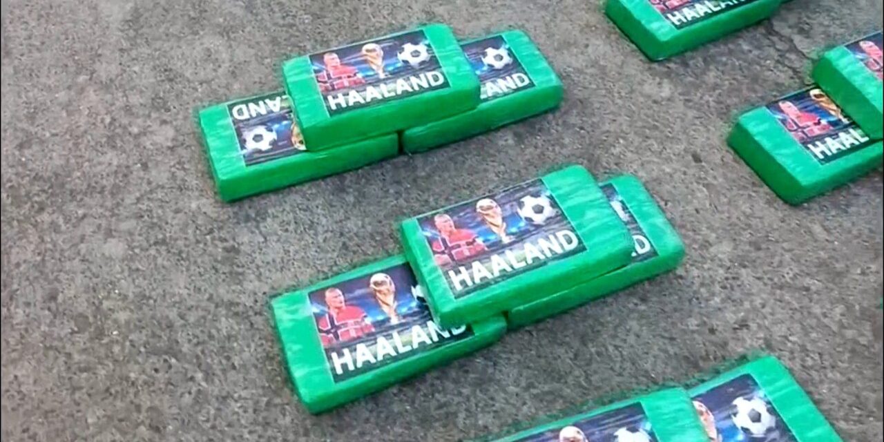 Half a tonne of Erling Haaland branded cocaine seized in Ecuador