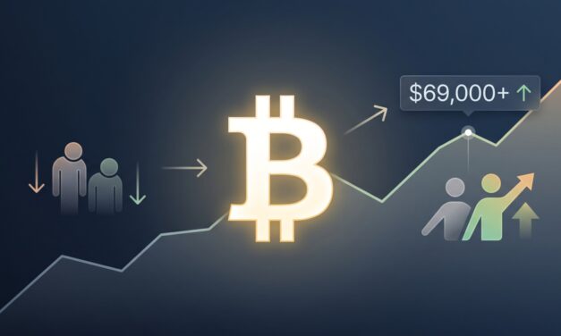 Bitcoin Surges Past $69K as Traders Flip From Bearish to 50/50