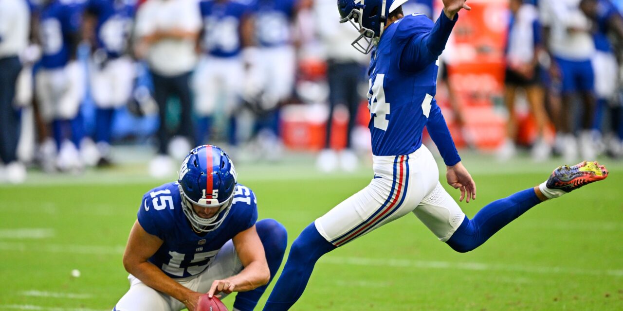 Giants loving what they’ve seen from rookie kicker, plus other takeaways in preseason win