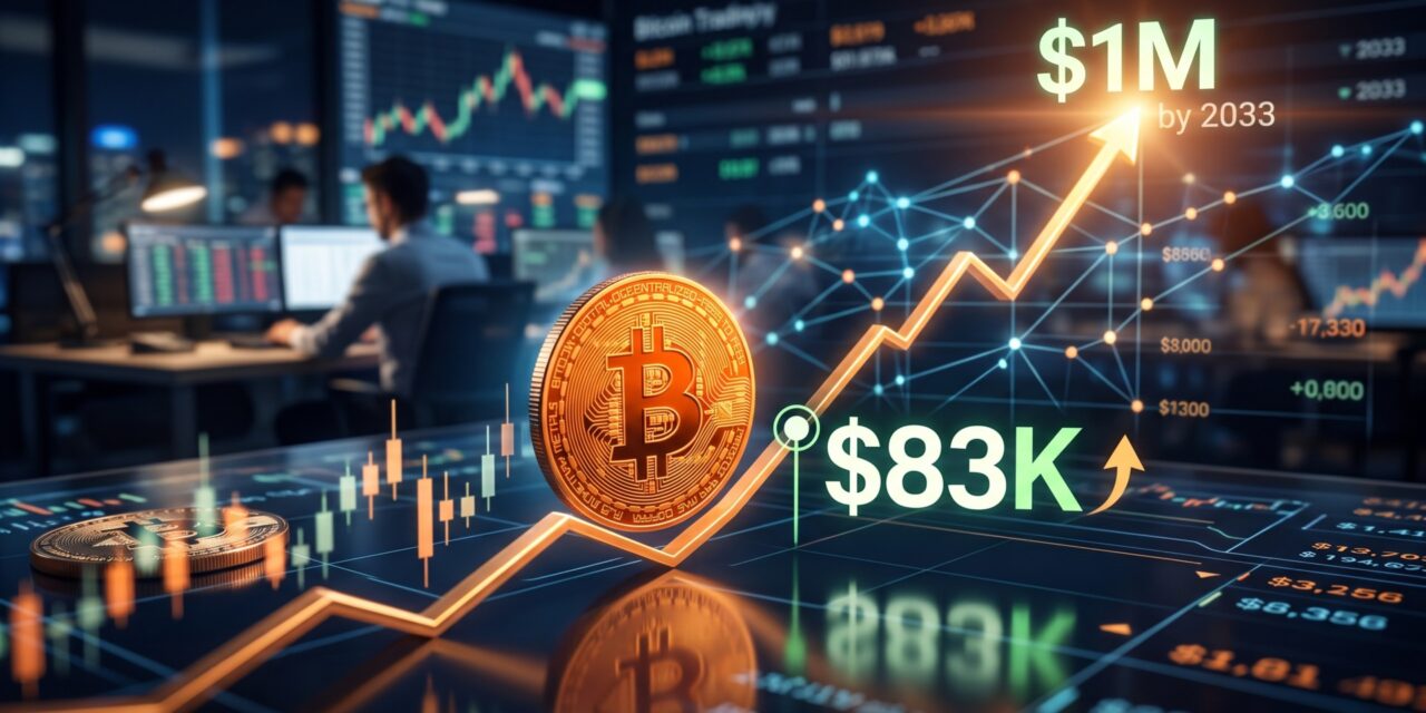 Bitcoin Eyes $83K Confirmation as Bernstein Bets on $1M by 2033