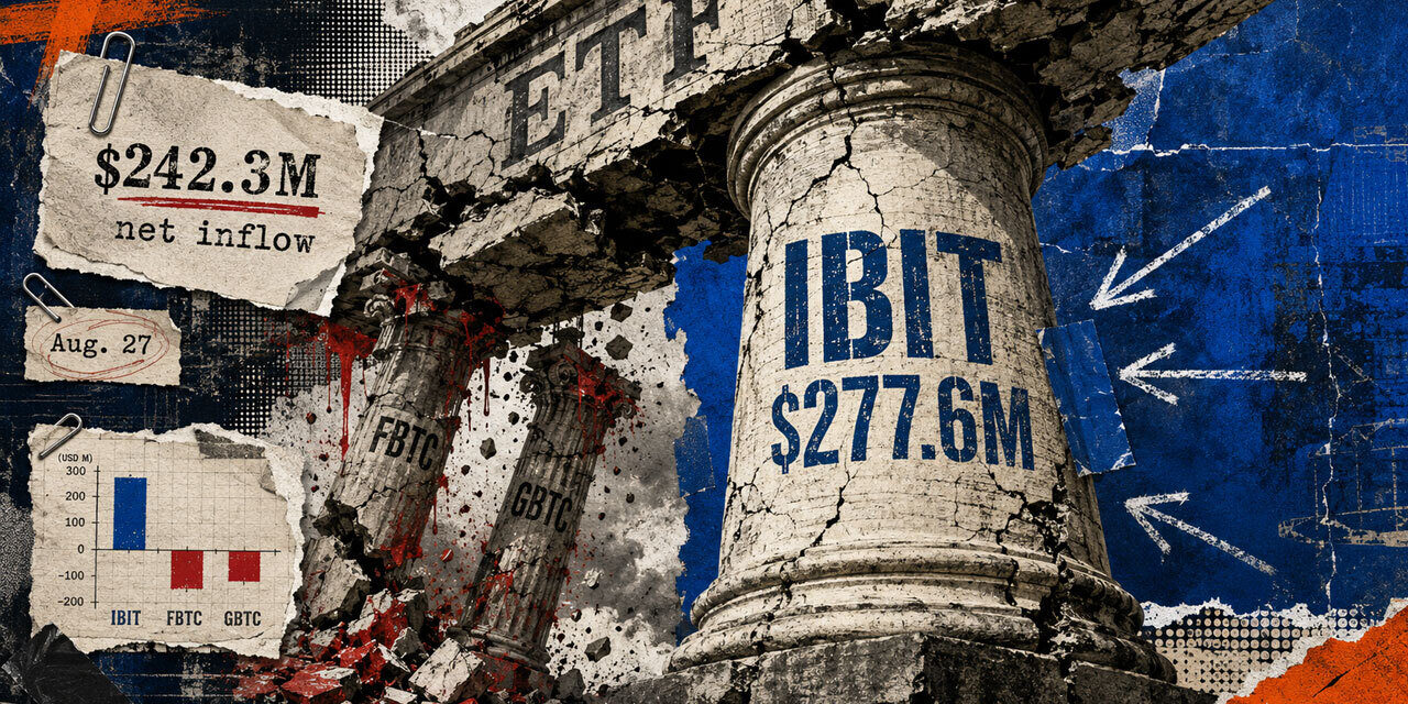 BlackRock just pulled in 115% of all Bitcoin ETF inflows in a single day as rival funds bleed cash