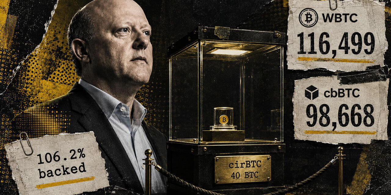 CEO Jeremy Allaire says Circle built “the platform for the internet financial system”, but cirBTC has only 40 BTC