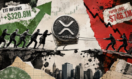 XRP investors poured $320M into ETFs while the funds sat on a $746M paper loss