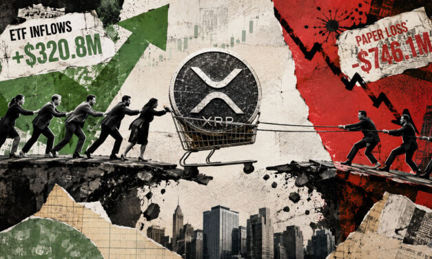 XRP investors poured $320M into ETFs while the funds sat on a $746M paper loss