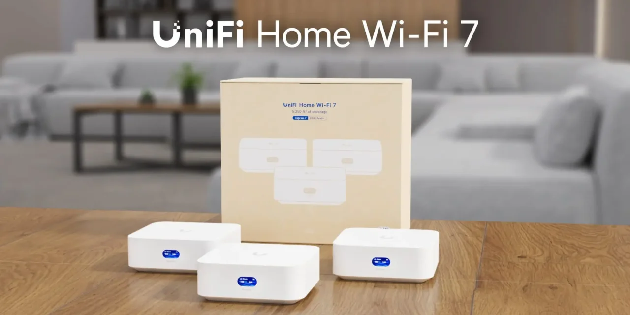 Ubiquiti launches UniFi Whole Home WiFi 7 home mesh solution