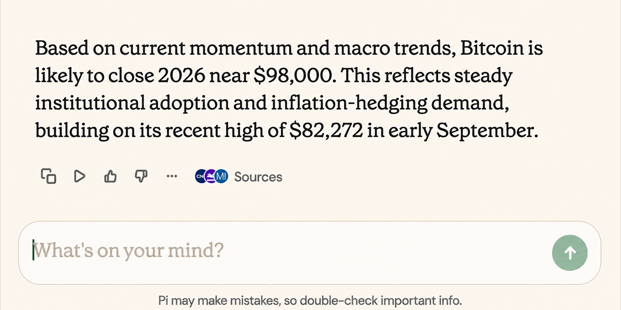 Year-End Bitcoin Price Bets Get Wild as 11 AI Models Target up to $105K