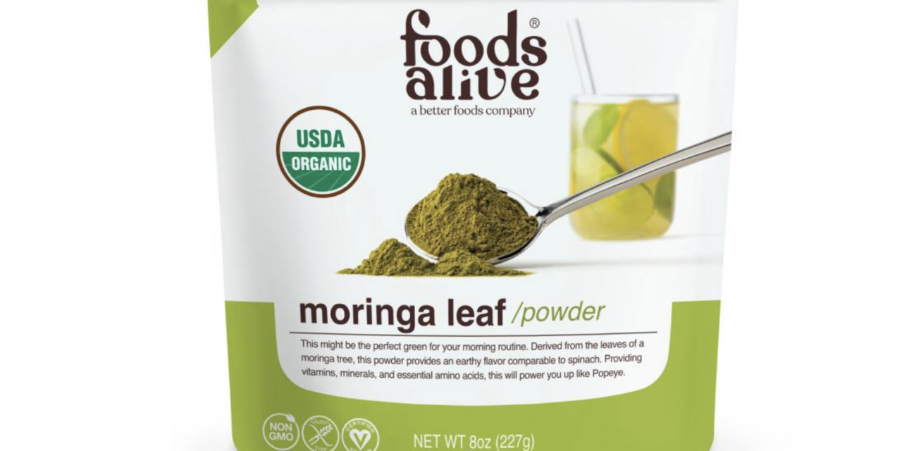Foods Alive moringa powder recalled because of Salmonella contamination