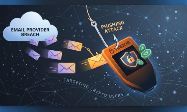 Trezor Email Provider Breached in Phishing Attack Targeting Crypto Users