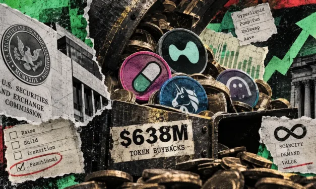 SEC clears regulatory hurdle as crypto token buybacks hit record $638 million